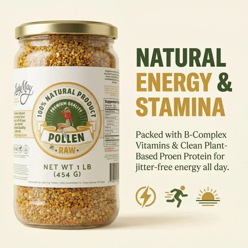 1 Lb Raw Bee Pollen – Pure, Unprocessed Pollen Granules 1