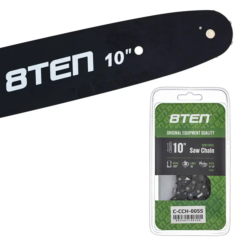 10-Inch Chainsaw Bar And Chain Kit For Echo Mk1010255 1