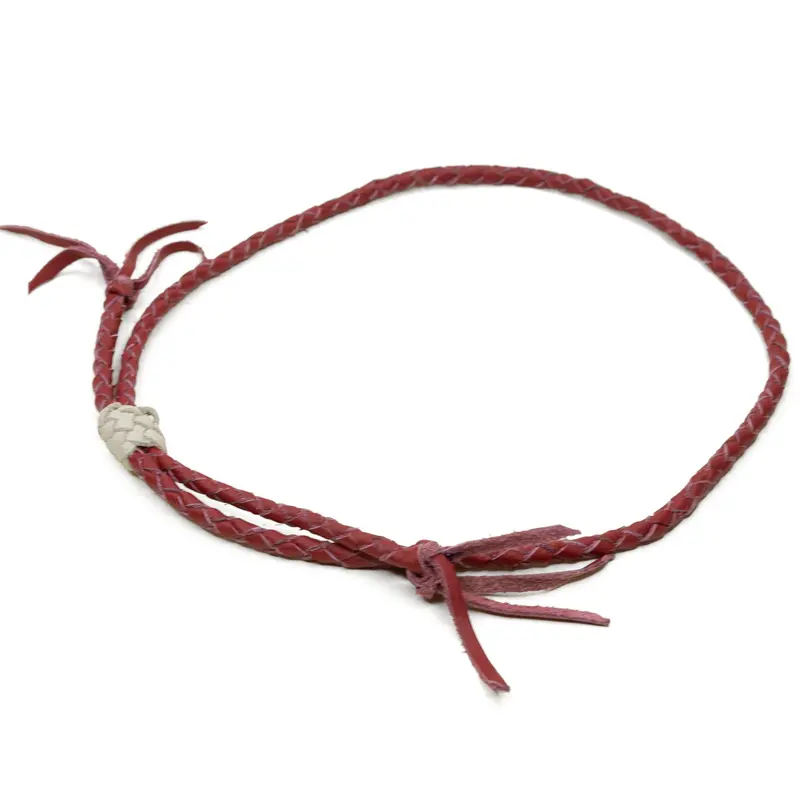 1948 Vintage-Style Red Braided Hat Band 1