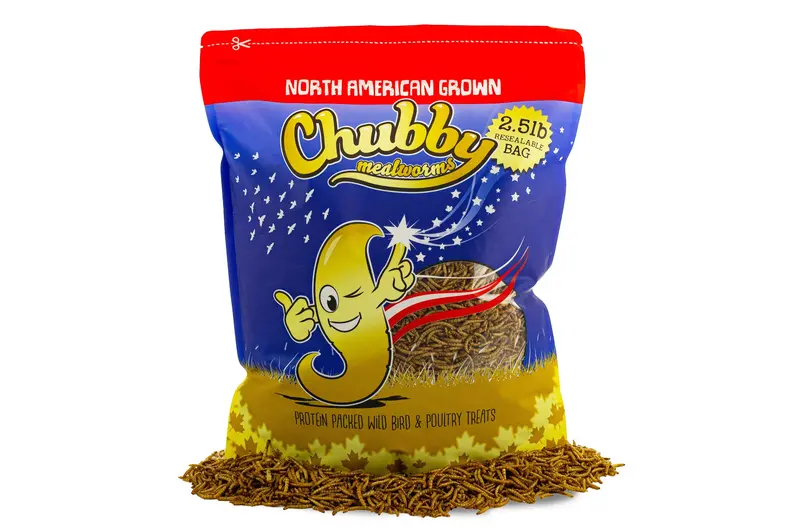 2.5 Lb All-Natural Dried Mealworms – Sustainably Raised In North America, Non-Gmo 1