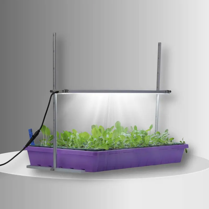 2-Foot Adjustable Led Grow Light With Integrated Stand 1