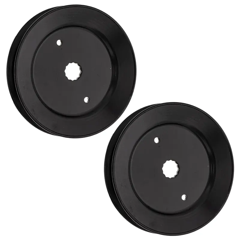 2-Pack Deck Spindle Pulley Set For Husqvarna, Ayp, And Jonsered Models (153531, 173434, 129207, 532173434, 532153531) 1