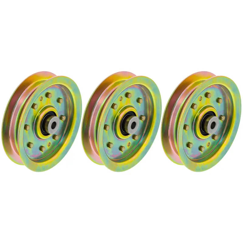 2-Pack Flat Idler Pulley Assembly For Cub Cadet, Columbia, And Mtd Gold Models (956-04129, 756-04129B, 753-08171) 1