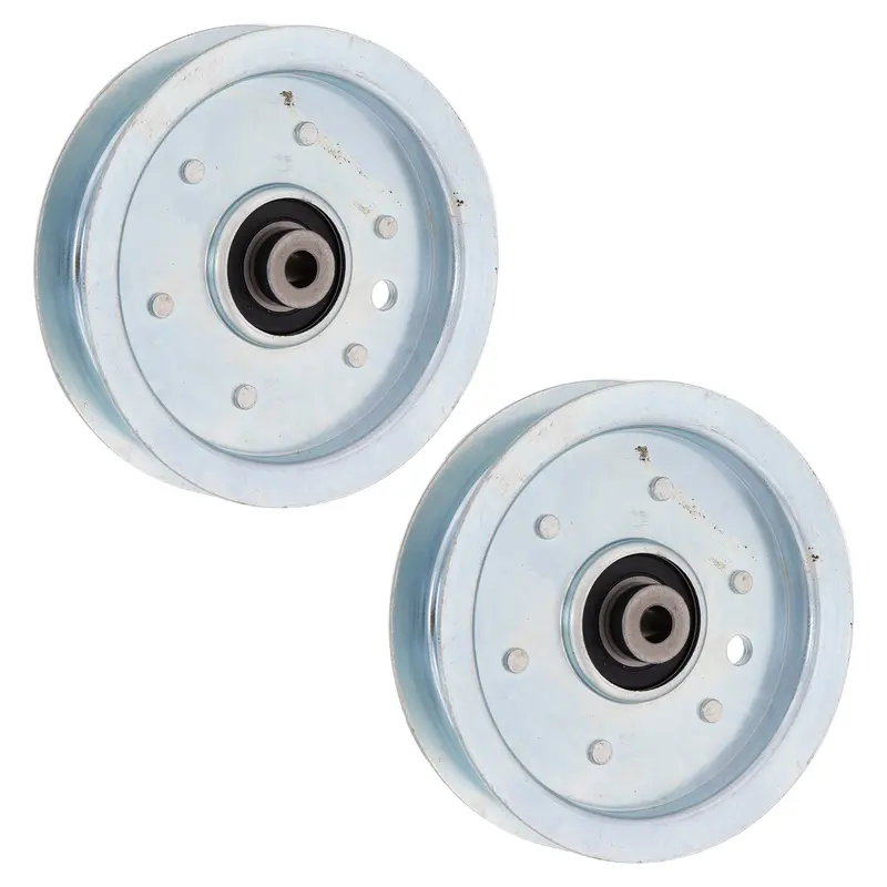 2-Pack Flat Idler Pulley For Cub Cadet, White Outdoor & Huskee (756-1229) 1