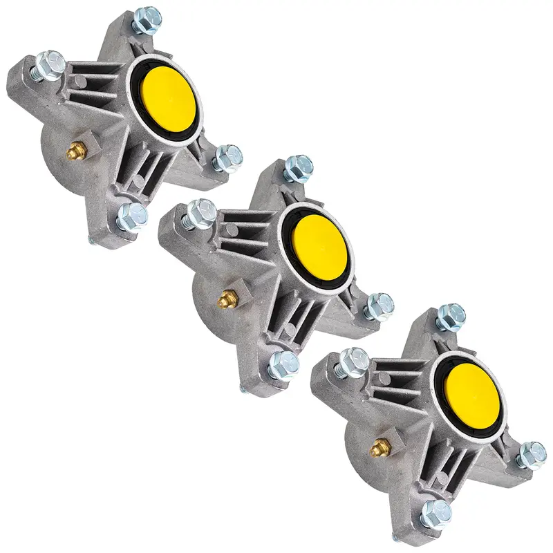 3-Pack Deck Spindle Set For Cub Cadet, White Outdoor, And Craftsman Mowers (918-3129C, 918-04394, 618-04426) 1
