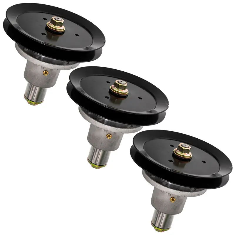 3-Pack Deck Spindle With Integrated Pulley For Exmark — Compatible With 1-644092 And 644092 1