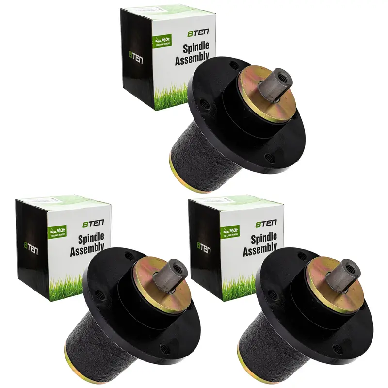 3-Pack Hustler Deck Spindle Set – Compatible With Part Number 604255 1