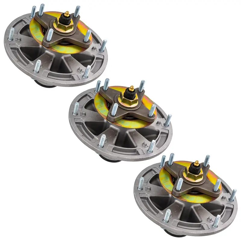 3-Pack Precision Deck Spindle Assembly For John Deere Residential Mowers (Tca51058, Tca24881) 1