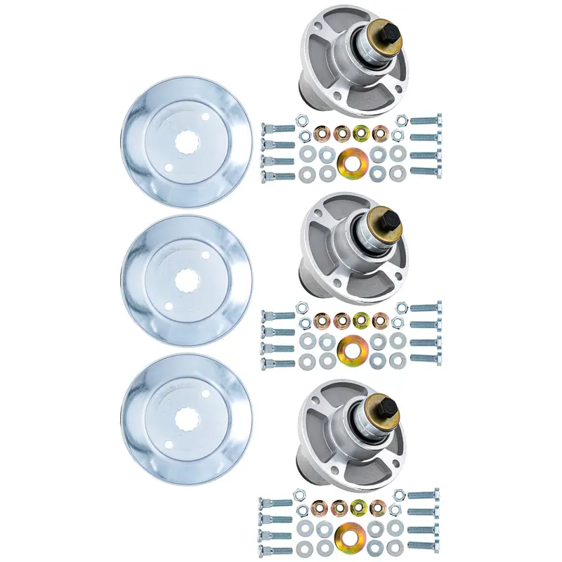3-Pack Spindle Kit For Hustler Raptor Sd/Ex – 48-Inch & 54-Inch Decks (607418, 604665) 1