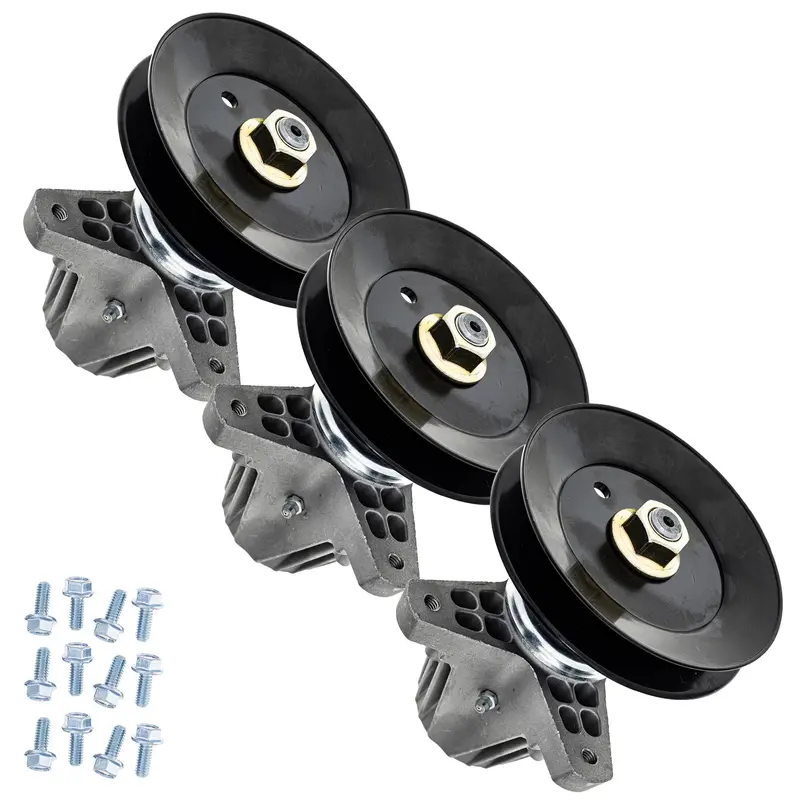 3-Unit Deck Spindle Set For Cub Cadet, Troy-Bilt & Craftsman (Part #618P09256) 1