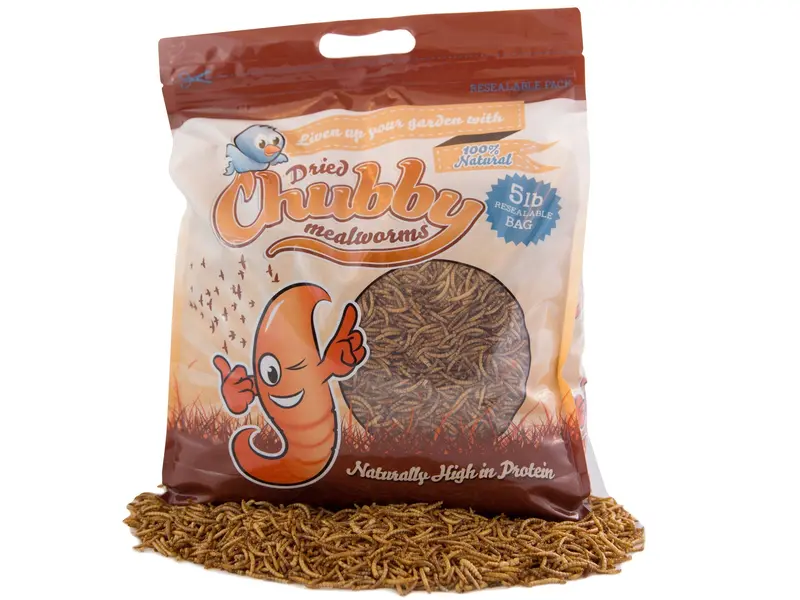 5 Lb Pure Dried Mealworms – Simple, No-Additive Insect Protein 1