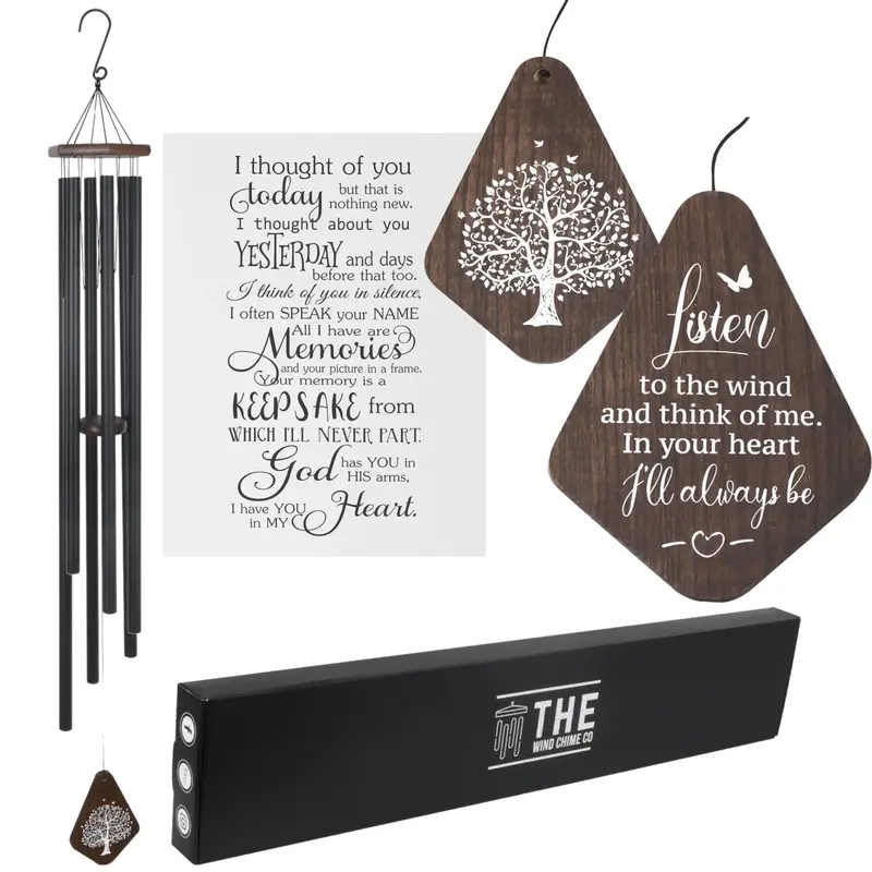 55-Inch Serenity Deep-Tone Memorial Wind Chime – Church Bell Design For Reflection And Meaningful Gifting 1