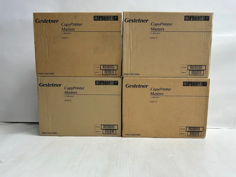 8-Roll Pack Of Genuine Gestetner Master Rolls Cpmt9 (817510) For Cp5315, Cp5320, And Cp5325 1