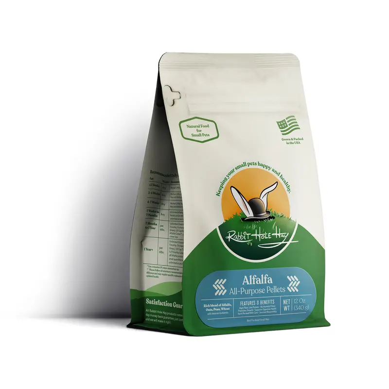Alfalfa Pellets For Small Mammals – Pure, No Additives 1