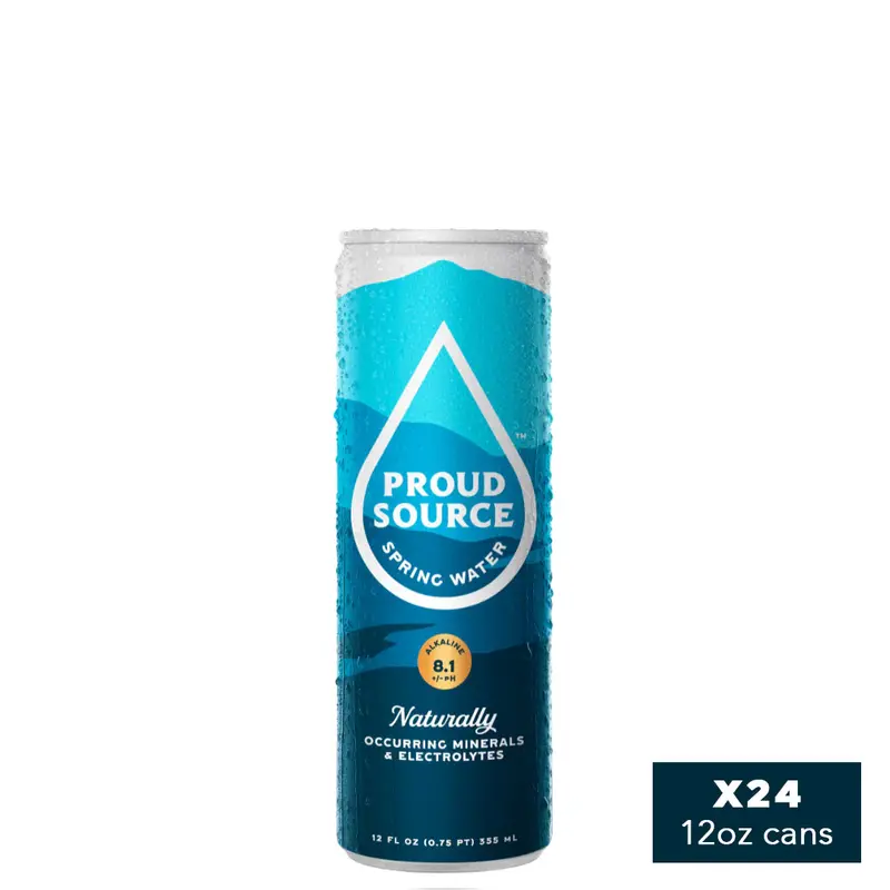Alkaline Spring Water – Recyclable Can Format 1