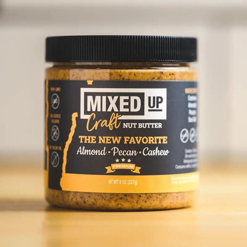 Almond, Pecan & Cashew Butter – 8 Oz Artisan Nut Spread 1