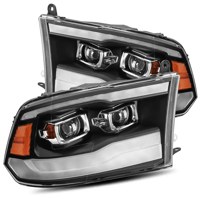 Alpharex Plank-Style Projector Headlights – Matte Black (880597) 1