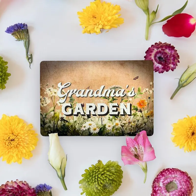 Aluminum Garden Name Sign – Weather-Resistant Personalized Metal Address Plaque 1