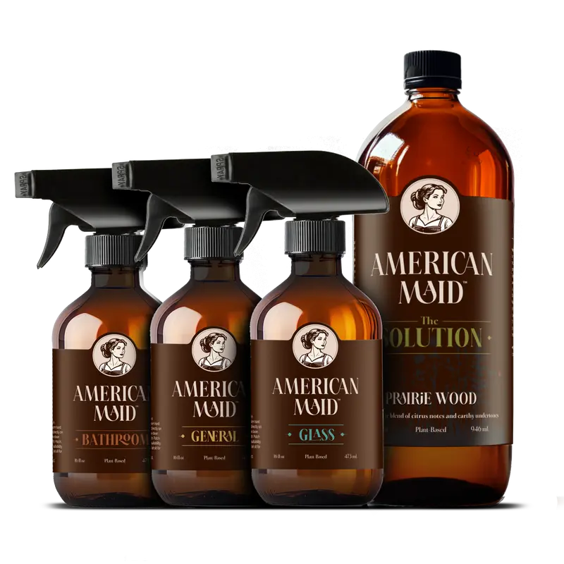 American Maid Daily Essentials Kit – Core Household Cleaning Bundle 1