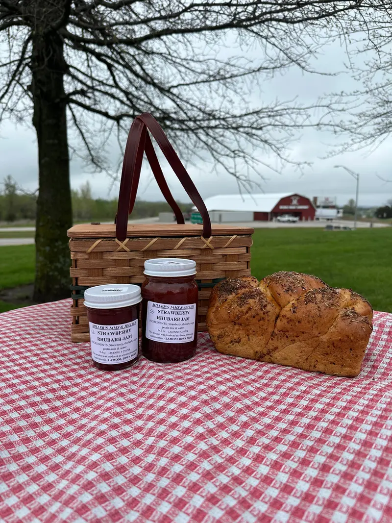 Amish-Made Strawberry Rhubarb Jam – Small-Batch, 100% Authentic 1