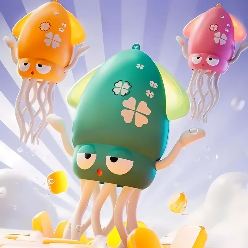 Animated Dancing Squid Toy – Interactive Led Motion Figure 1