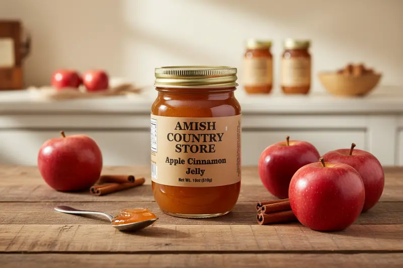Apple Cinnamon Jelly – Warm Spice Infused, 18 Oz 1