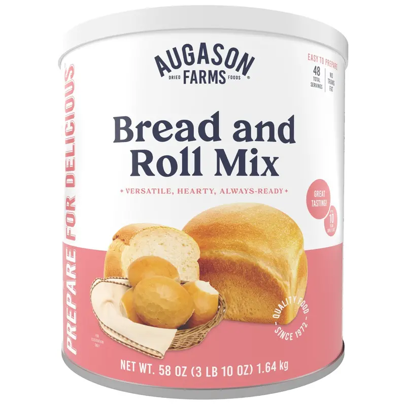 Artisan Bread & Roll Mix – Shelf-Stable, 48 Servings 1