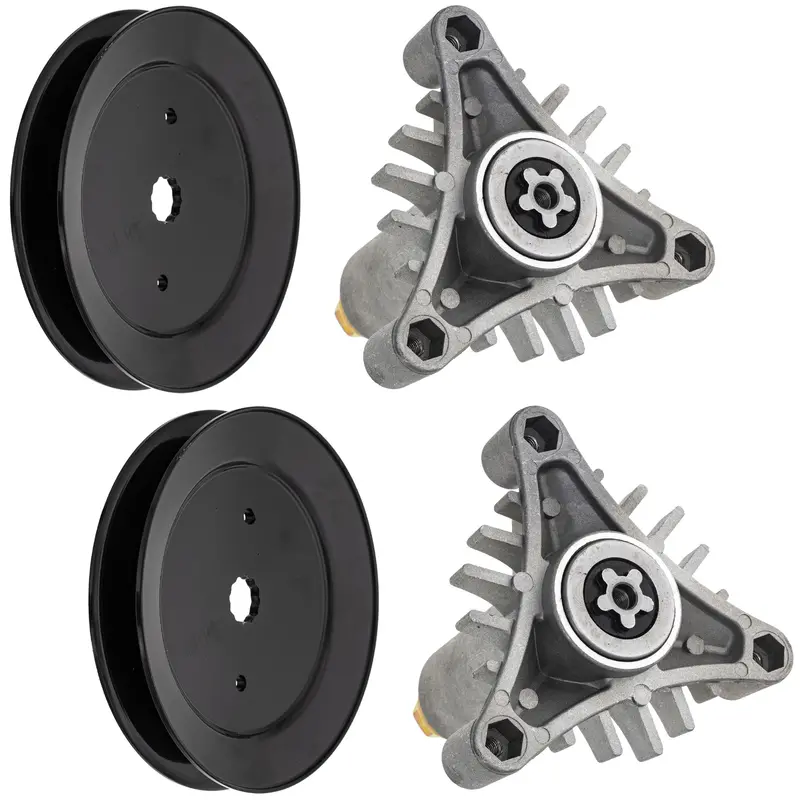 Ayp Wizard & Poulan Pro Deck Spindle And Pulley Kit (Mk1000363) 1