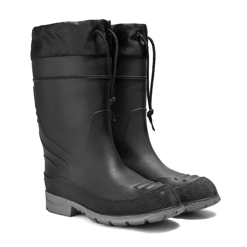 Badaxe Steel Toe 15-Inch Waterproof Rubber Boot 4