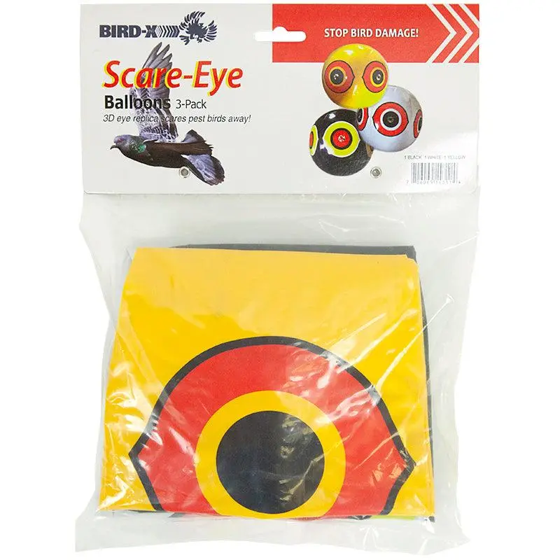 Bird Chaser Reflective Balloon Kit – 3-Pack Deterrent System 1