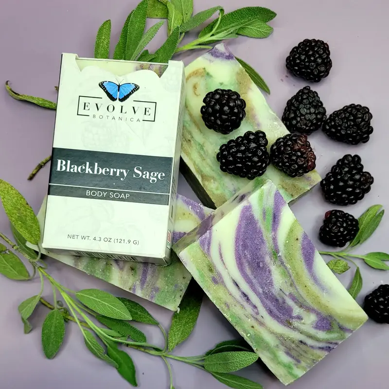 Blackberry Sage Bar Soap 1