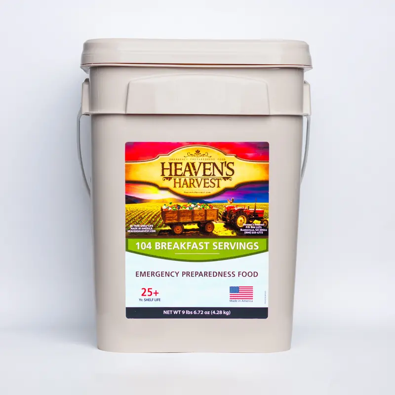Breakfast-Focused Emergency Food Kit – 30-Day, 104-Serving Supply 1