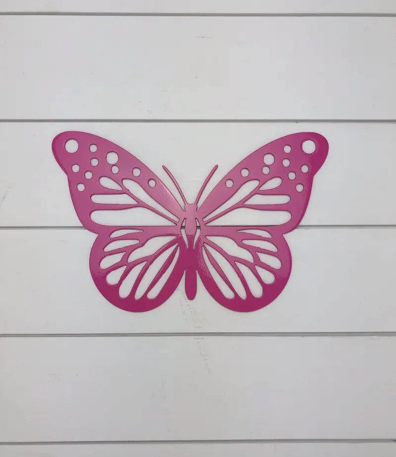 Butterfly Garden Metal Sign – Nature-Inspired Outdoor Decor For Patios & Yards 1