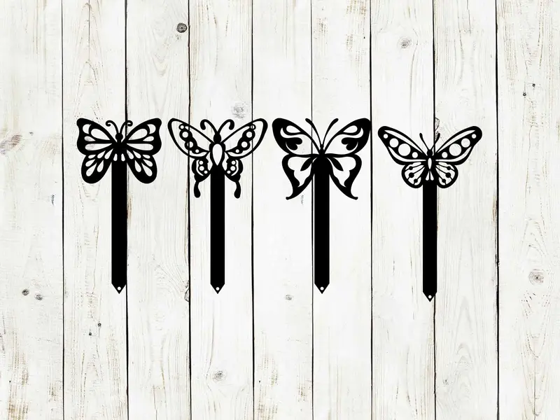 Butterfly Yard Stake – Decorative Metal Garden Art For Outdoor Spaces 1