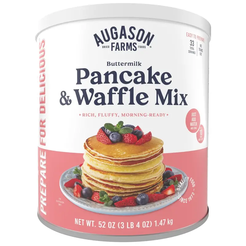 Buttermilk Pancake And Waffle Mix In Can – 33 Servings 1