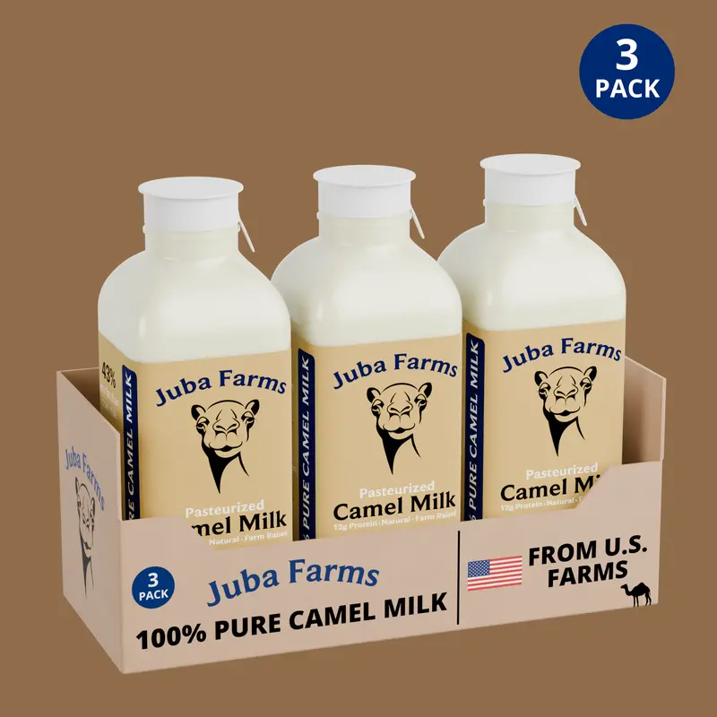 Camel Milk Bottle | 16 Fl Oz | Nutrient-Rich, Lactose-Low Dairy Alternative 1