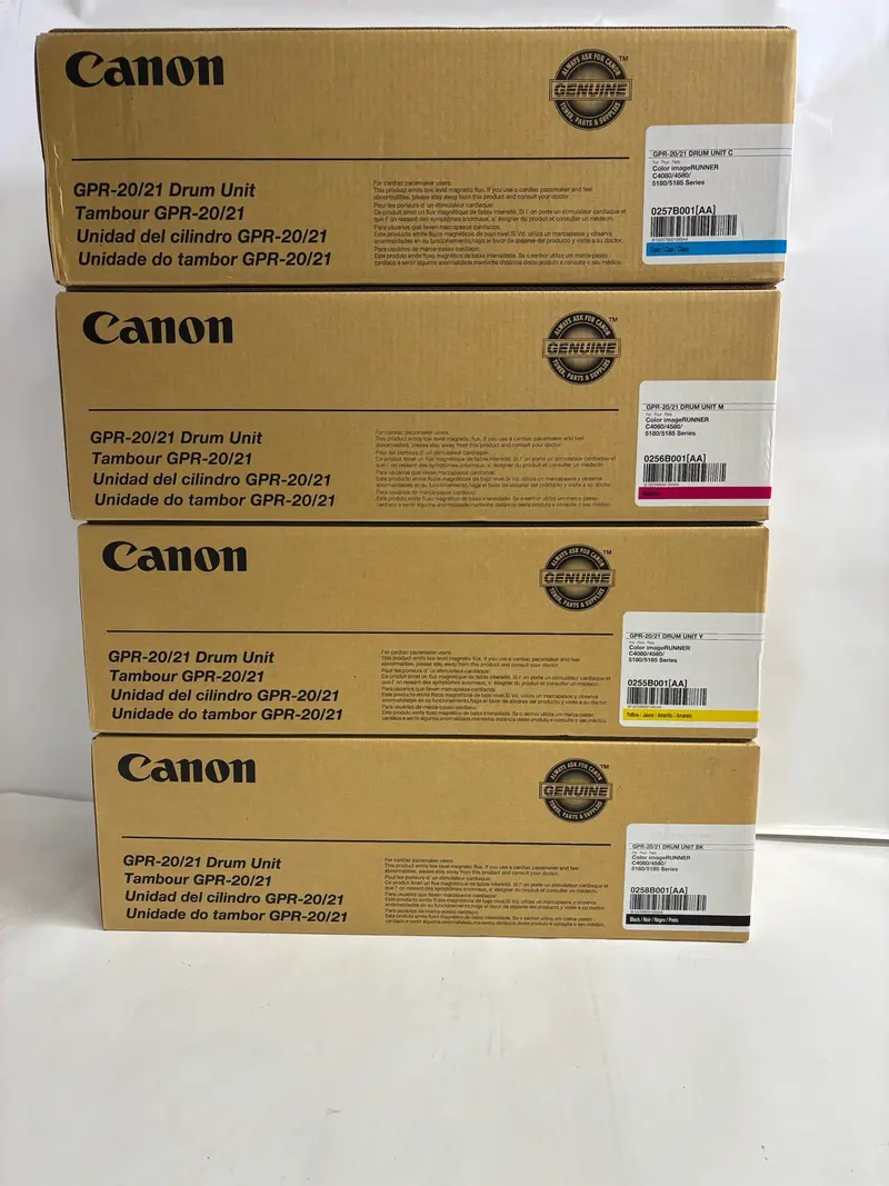 Canon Imagerunner C4080/C4580/C5180/C5185 Color Drum Unit – Gpr-20/Gpr-21 (Cmyk) 1