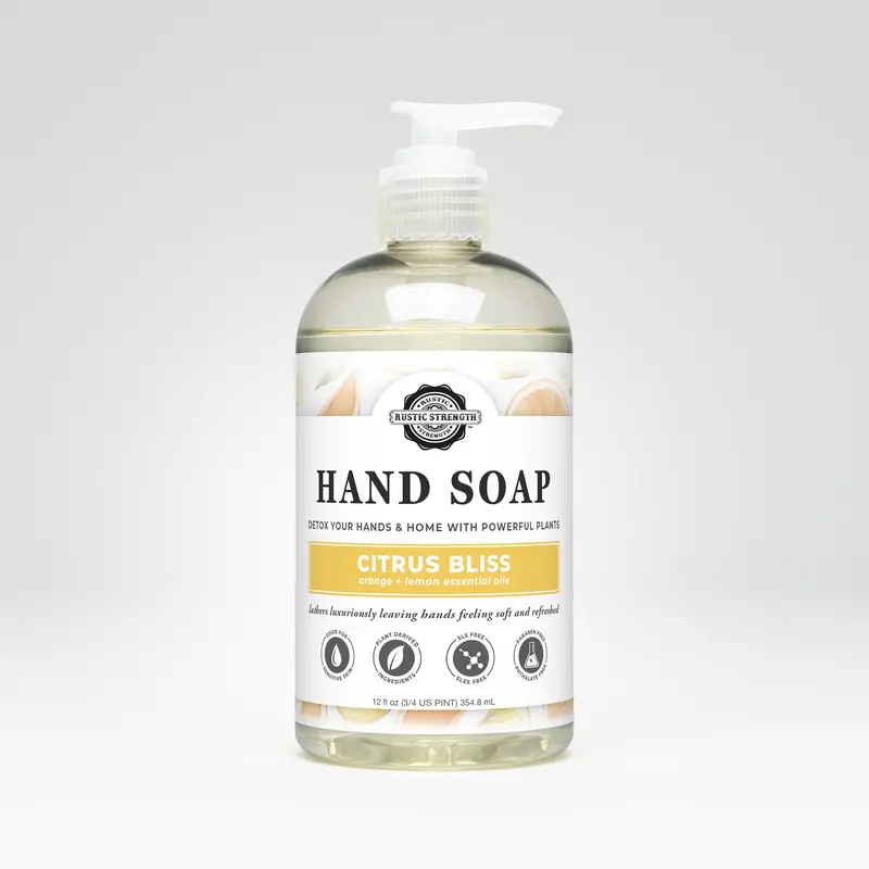 Citrus Bliss Hand Soap – Uplifting Orange, Lemon & Bergamot Essential Oils 1