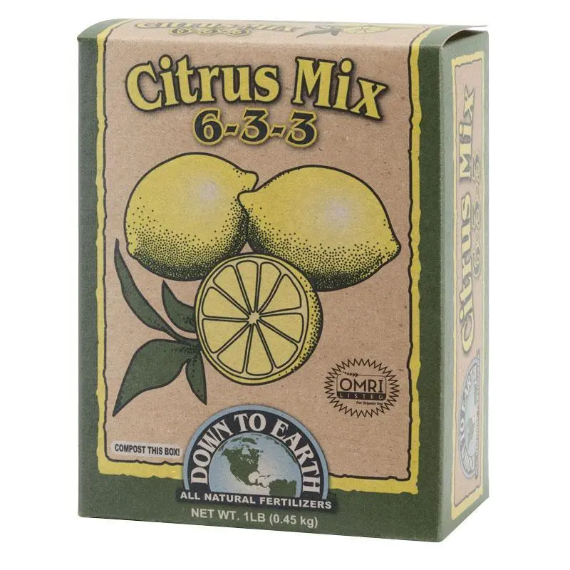 Citrus-Specific Fertilizer – 6-3-3 Npk (1 Lb Box) 1