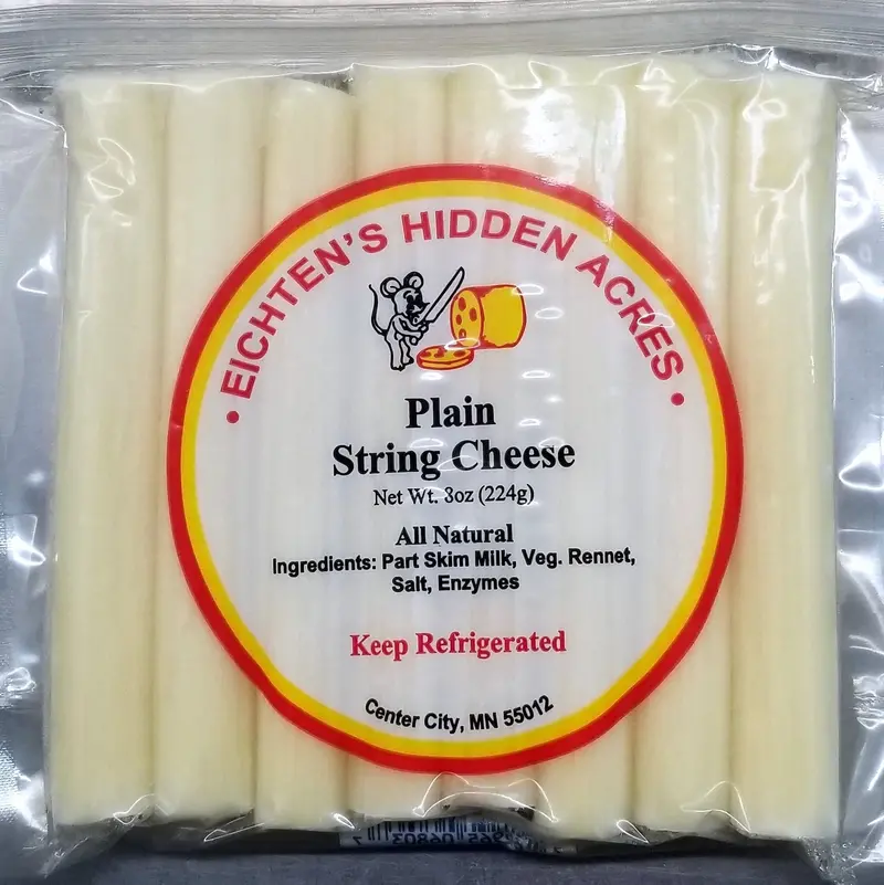 Classic Plain String Cheese, 8 Oz Resealable Pack 1