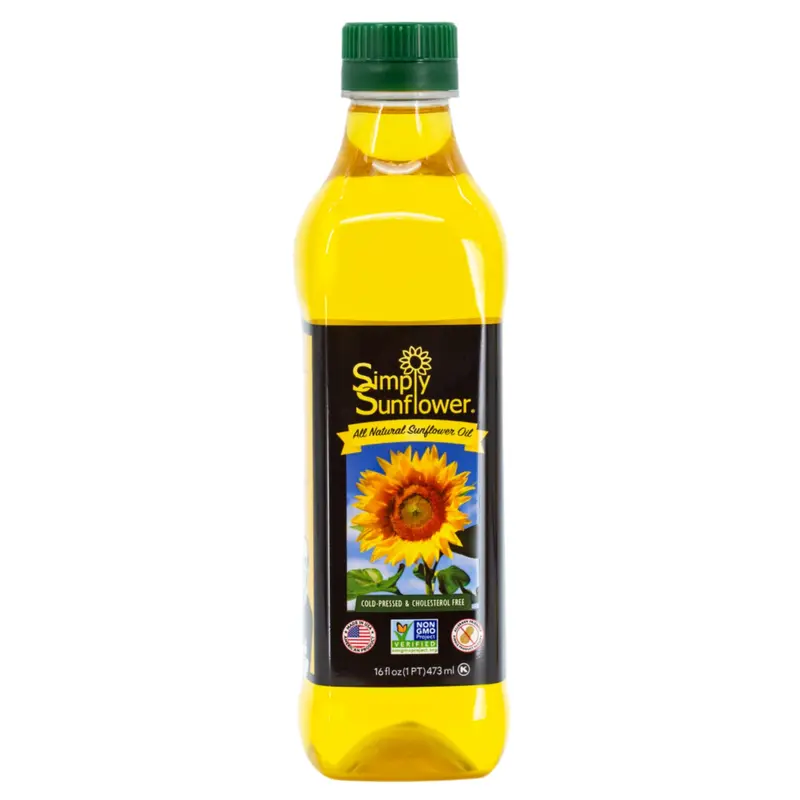 Cold-Pressed Sunflower Oil | 16 Oz | Non-Gmo, Gluten-Free, Vegan | Simply Sunflower 1