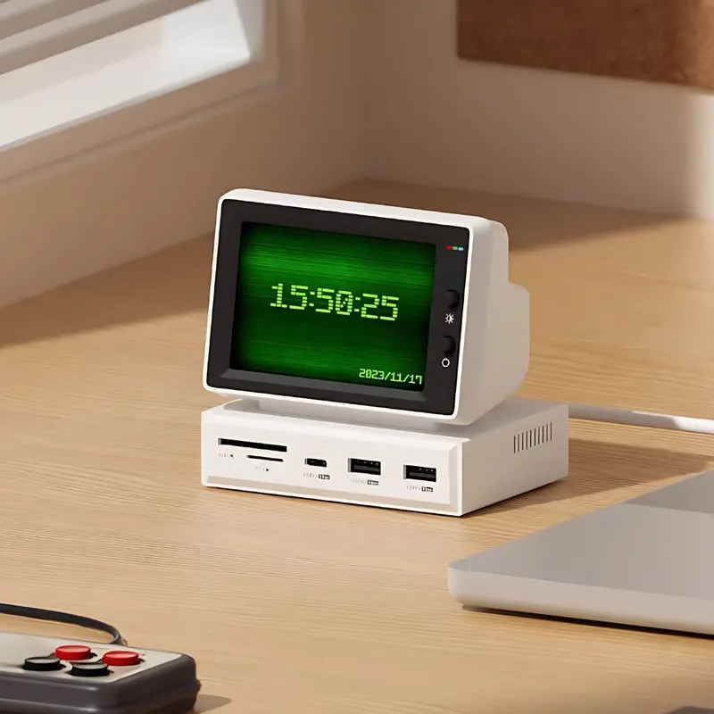 Compact Usb-C Dual-Screen Dock For Laptops 1