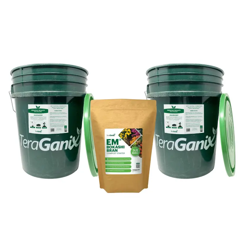 Complete Bokashi Food Waste Recycling System – Includes Bin & Starter 1