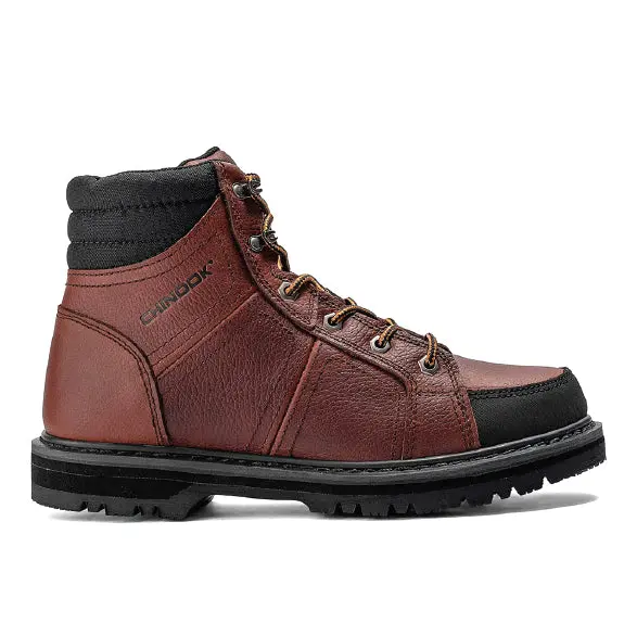 Contractor 6-Inch Brown Soft Toe Leather Work Boot 1