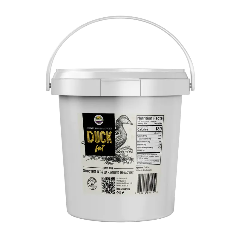 Cornhusker Kitchen Rendered Duck Fat – 7.5 Lb, Gluten-Free & Non-Gmo 1