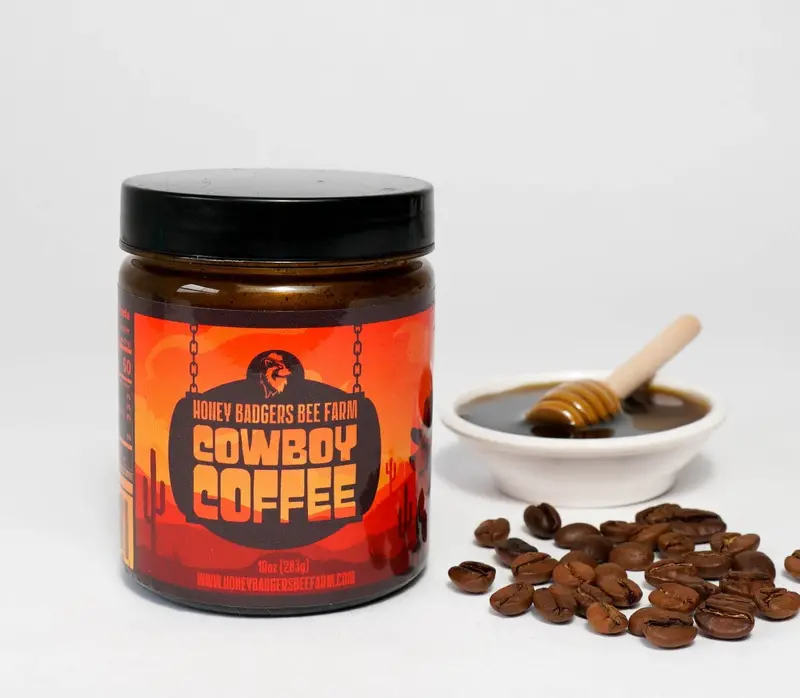 Cowboy-Style Instant Honey Coffee – Single-Serve Mix 1