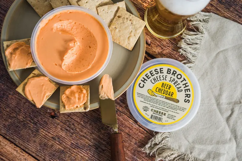 Craft Beer-Infused Cheddar Cheese Spread 1