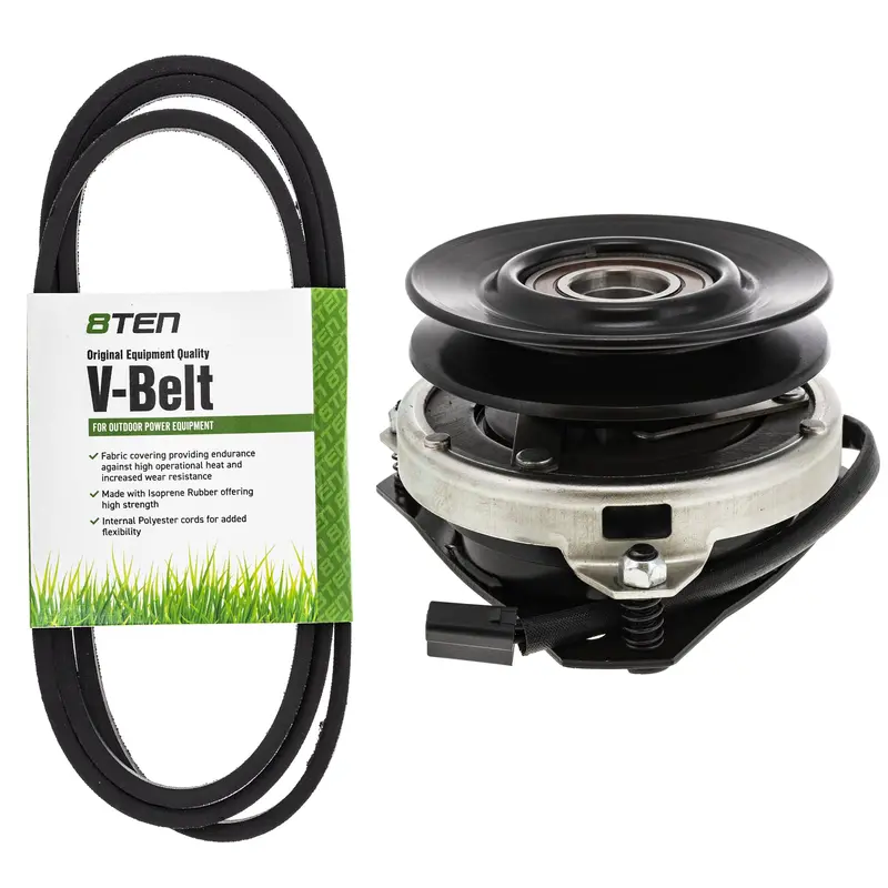 Cross-Brand Electric Pto Clutch And Belt Kit For Poulan, Husqvarna, And Poulan Pro Models (Mk1006330) 1