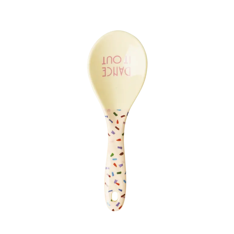 Dancing Legs Pattern Melamine Salad Serving Spoon 1