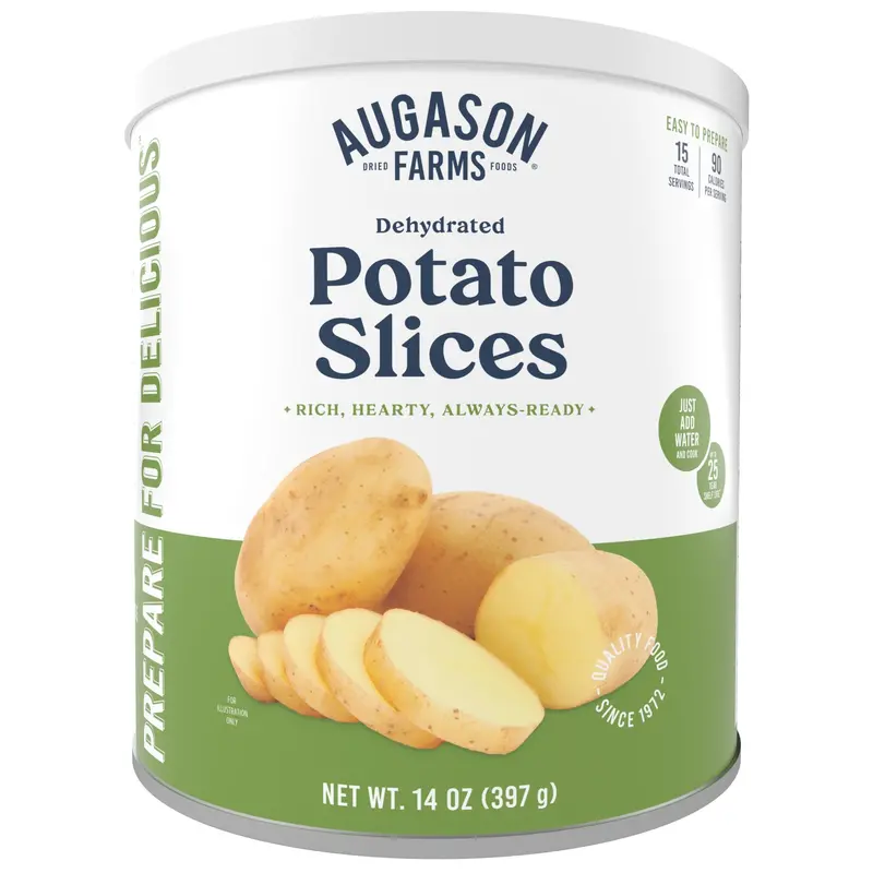 Dehydrated Potato Slices – 15-Serving Can 1